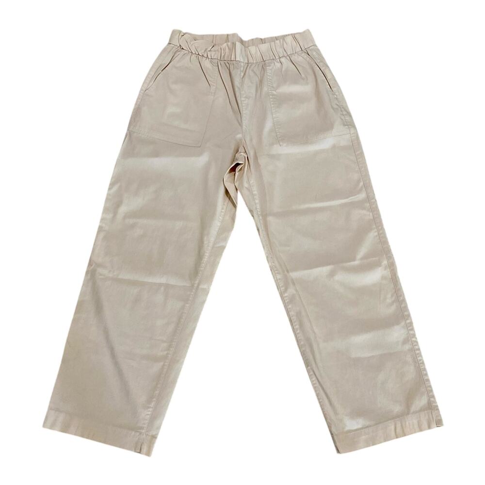 GAP Minimal Chic Off Duty Khaki High Rise Relaxed Fit Straight Leg Tapered Pants